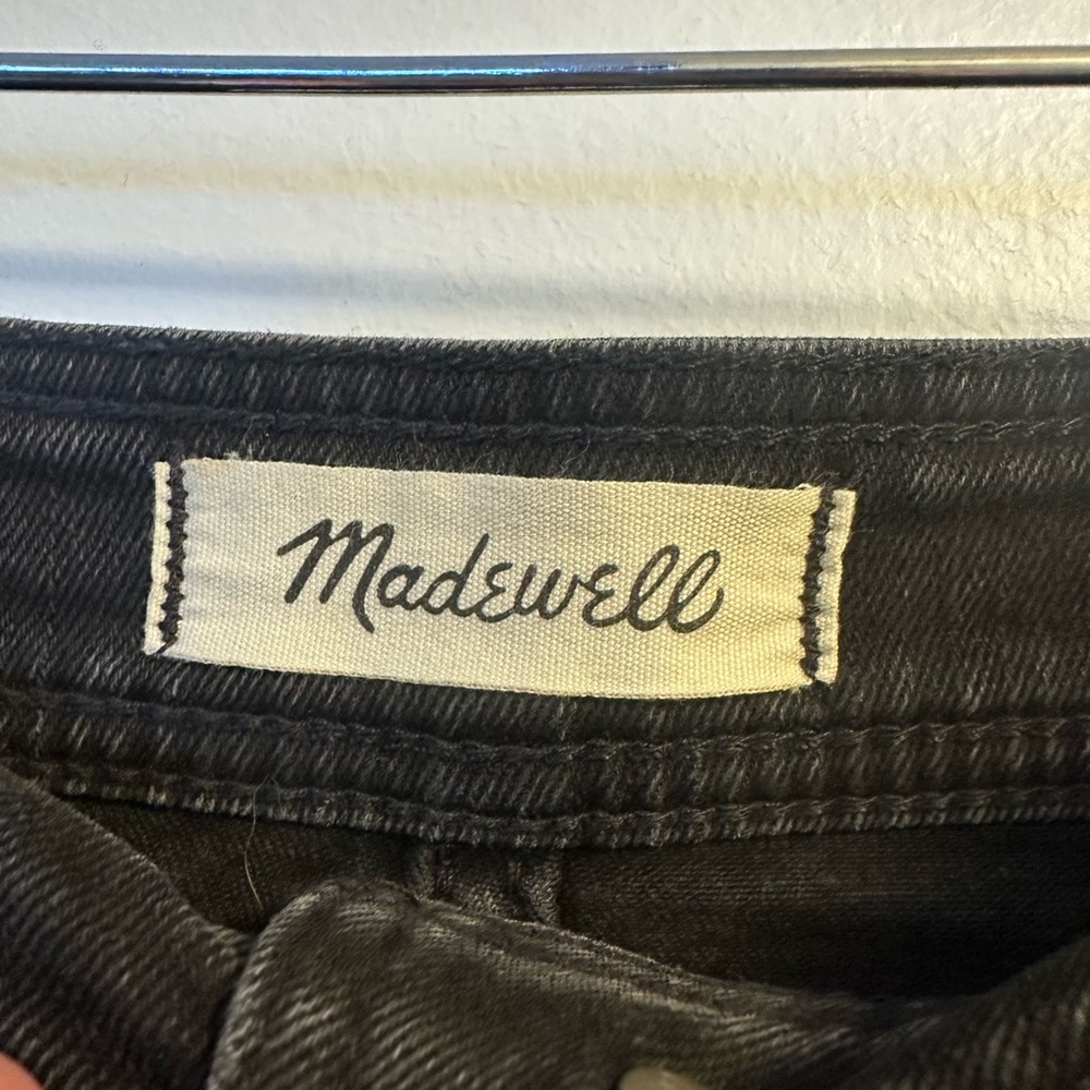 Madewell Black Denim Mini Skirt - Picture 5 of 7